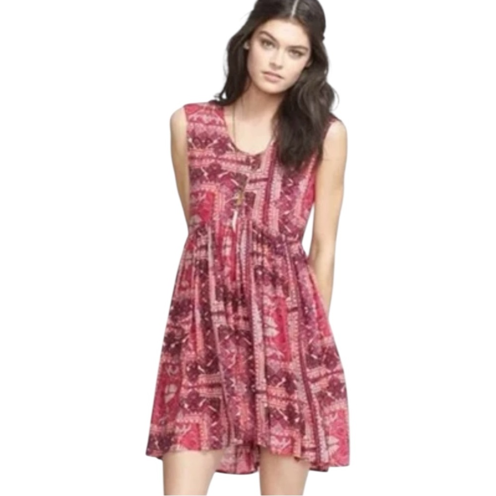 Free People Take Me To Thailand Babydoll Dress